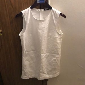 Zara white romper skort